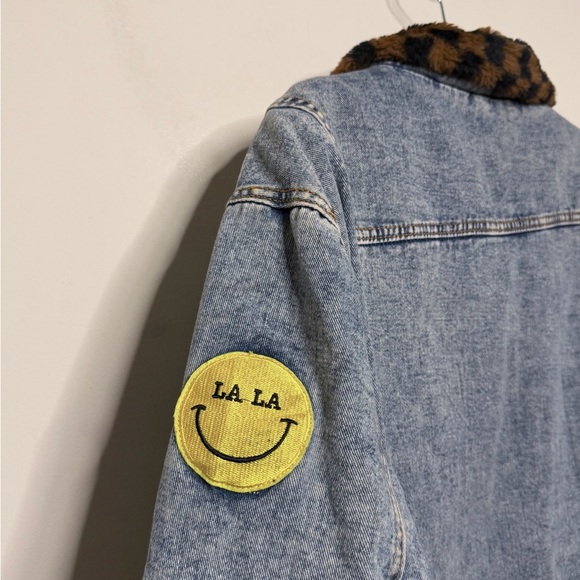 Dressed in LALA Forever Patched Trucker Jacket in Leopard - Picture 8 of 8